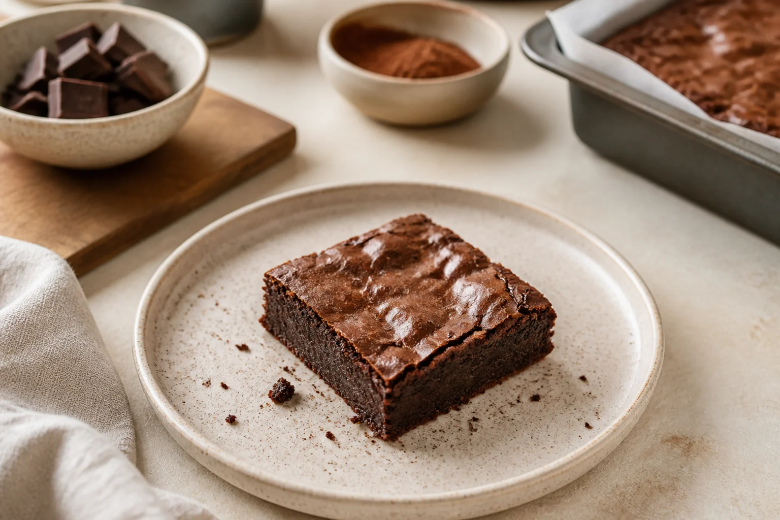 Verdens bedste brownie – sådan rammer du konsistensen serveret og klar